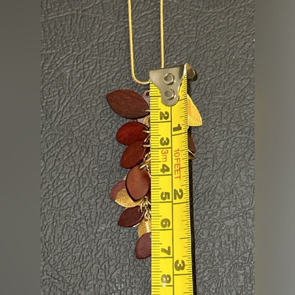 Pilgrim Gold Plated Flowers & Enamel Leaves Necklace & Bracelet - Picture 15 of 15